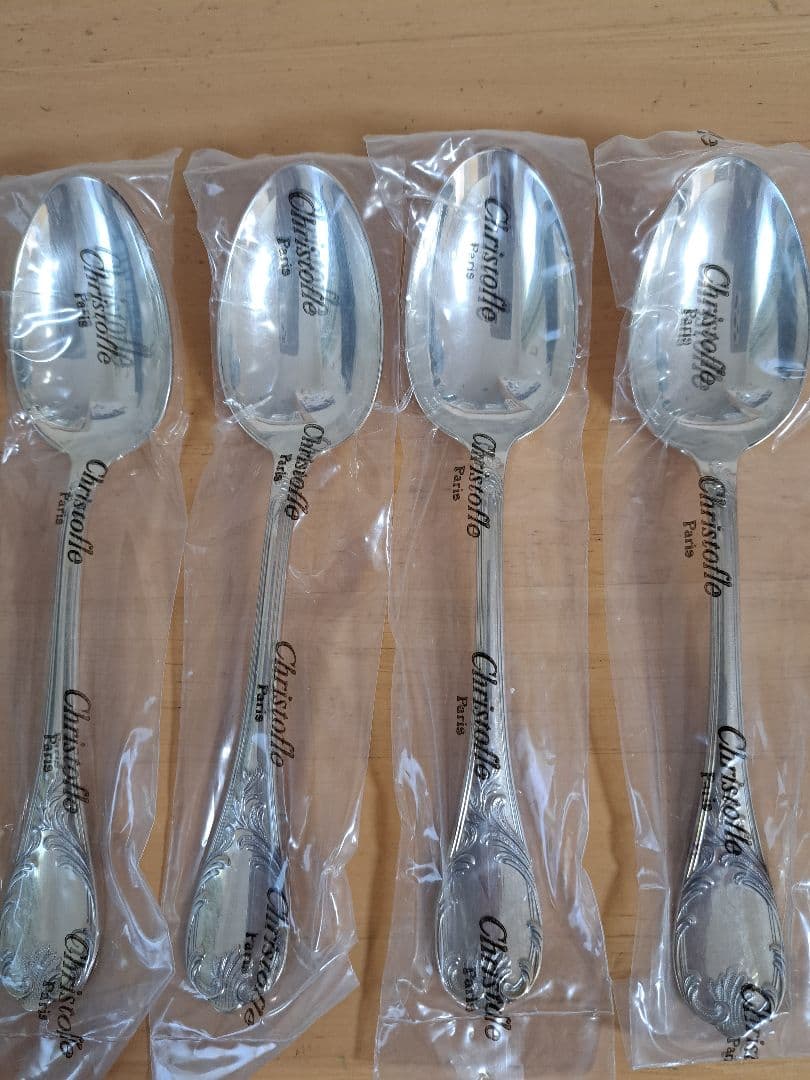 最終お値下価格★【新品未開封】クリストフルマルリーテーブルスプーン約20cm4本 楽天市場】クリストフル スプーン ○ マルリー テーブル スプーン 柄