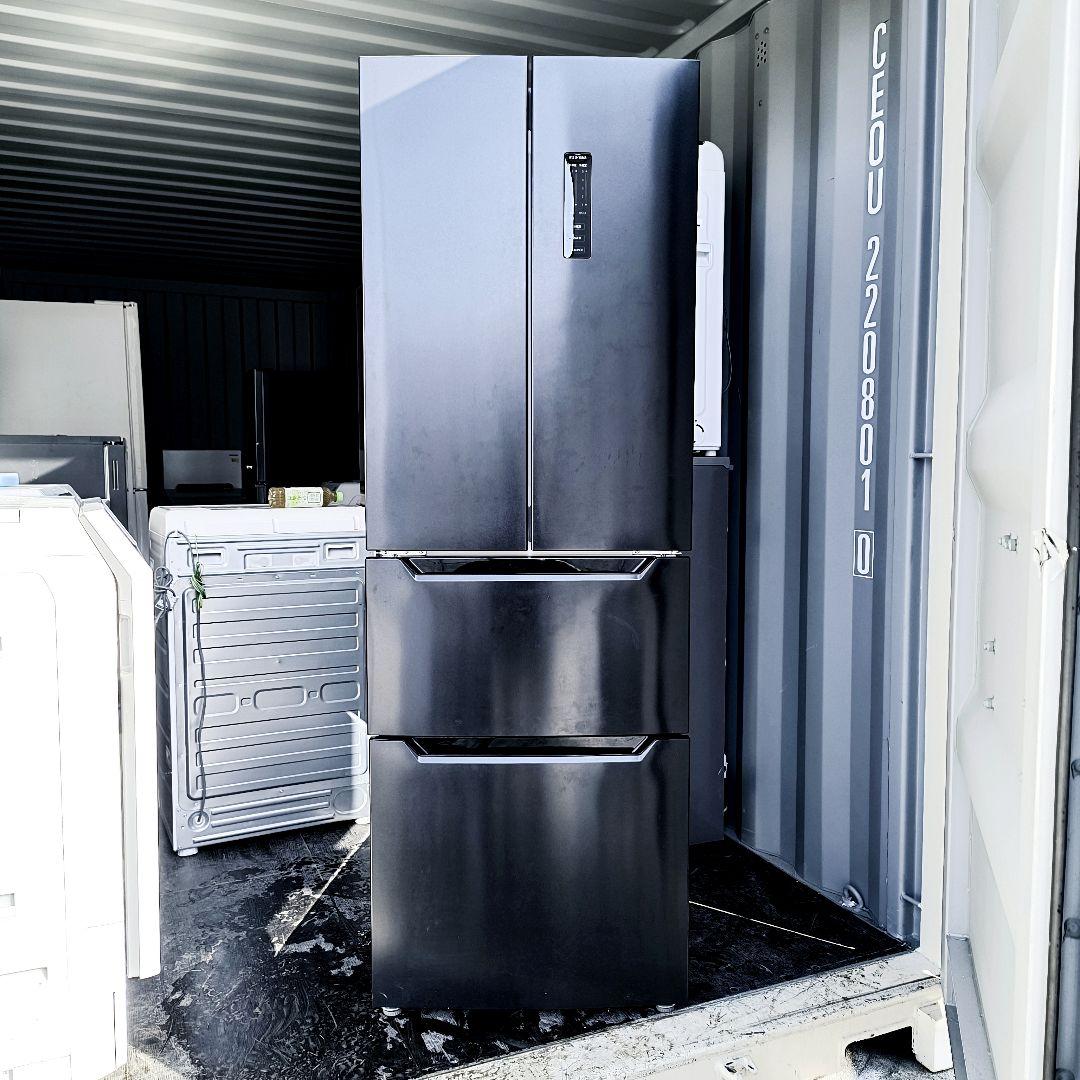 運搬取付無料！ブラック・2段冷凍室・大凍量！ IRIS冷蔵庫！完動品・