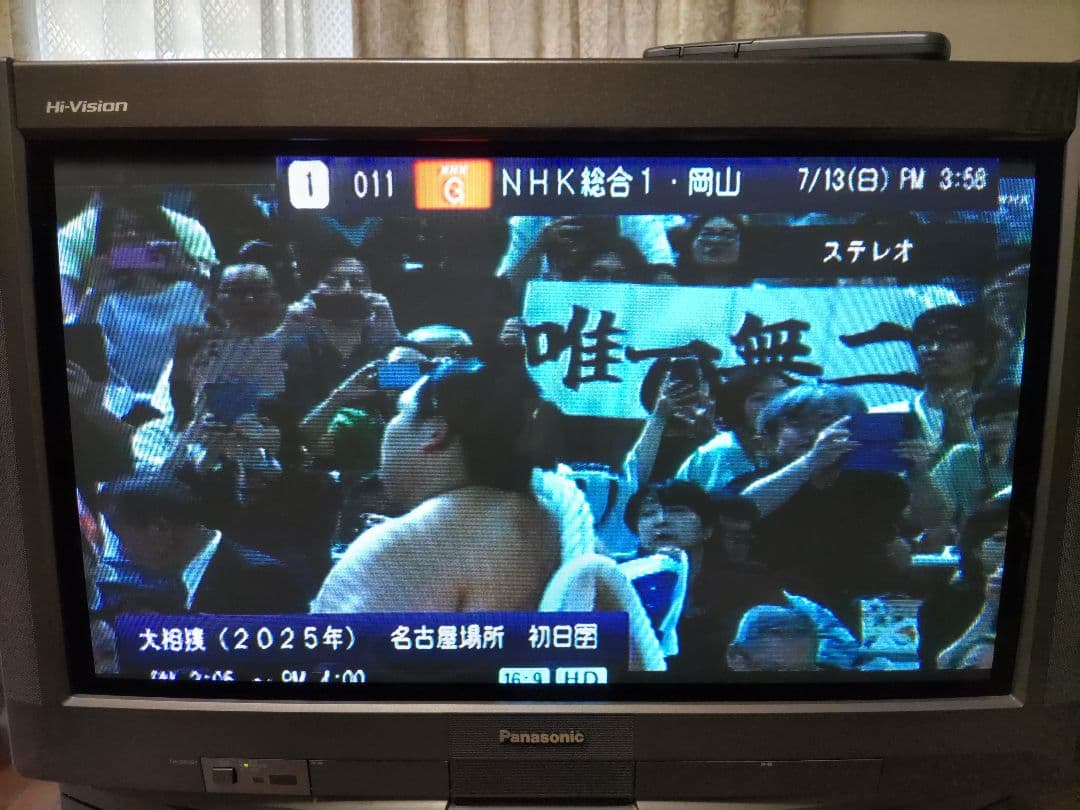 パナソニック ハイビジョン テレビ 32型 ブラウン管 リモコン、取説