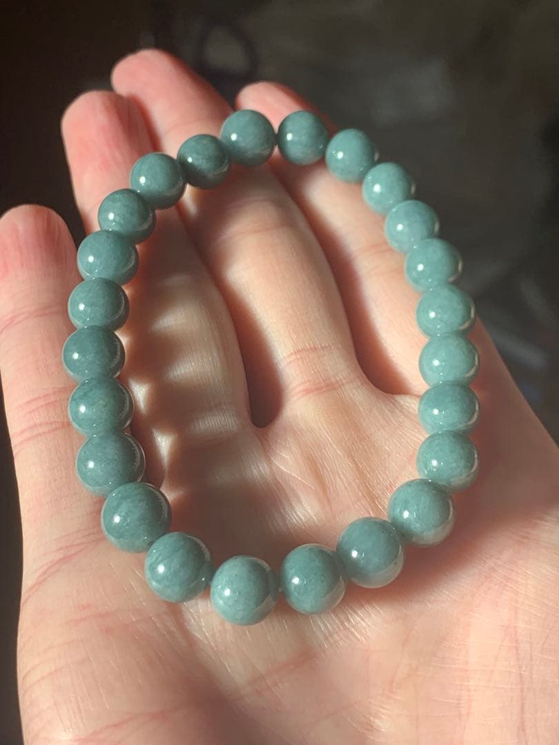 小滝青翡翠　糸魚川本翡翠ブレスレット　ヒスイ　翡翠　ヒーリング　コン沢　ひすい 小滝青翡翠糸魚川本翡翠ブレスレットヒスイ翡翠ヒーリングコン沢ひすい