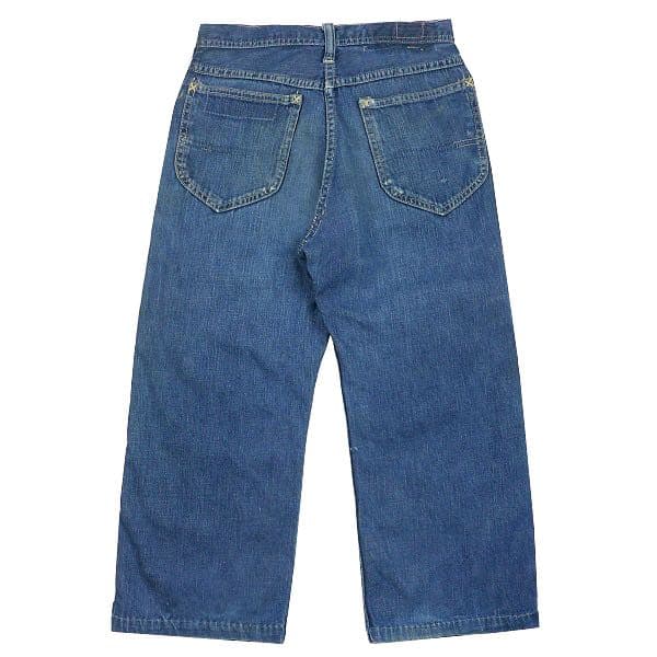 40s 50s Lee ビンテージ 赤タグ UFO 股リベ デニムパンツ キッズ