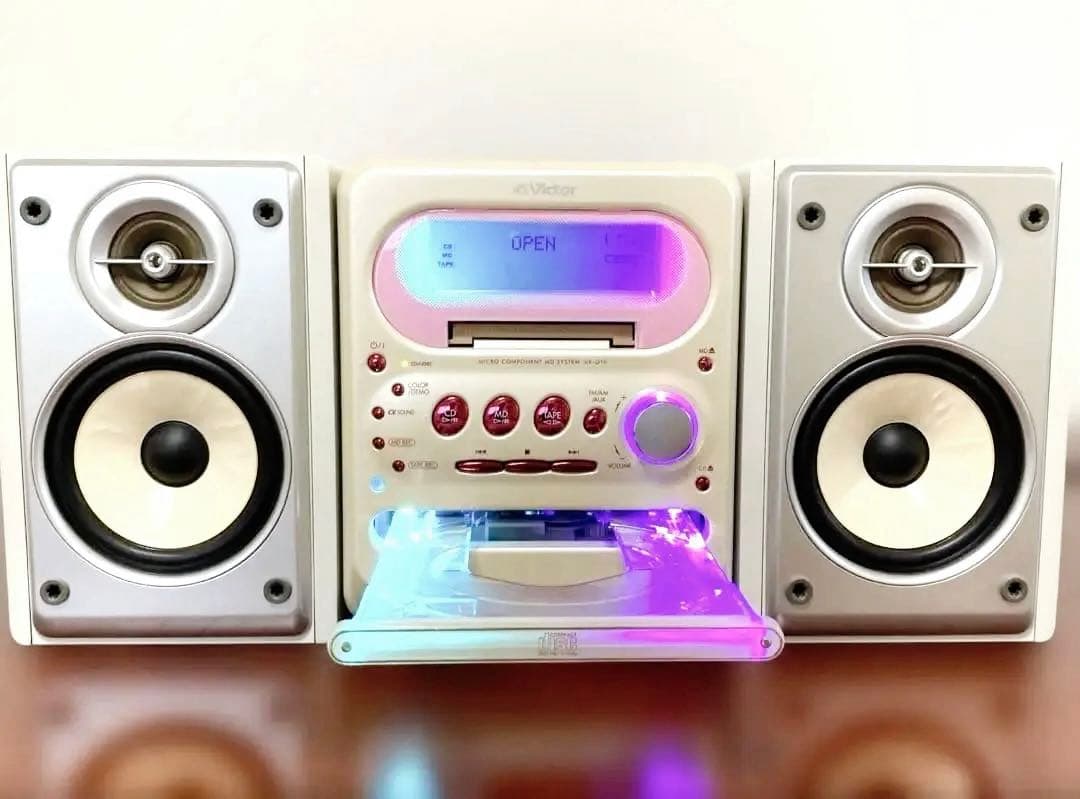 稀有な逸品]Victor UX-Q10-P マイクロコンポMDシステム - メルカリ