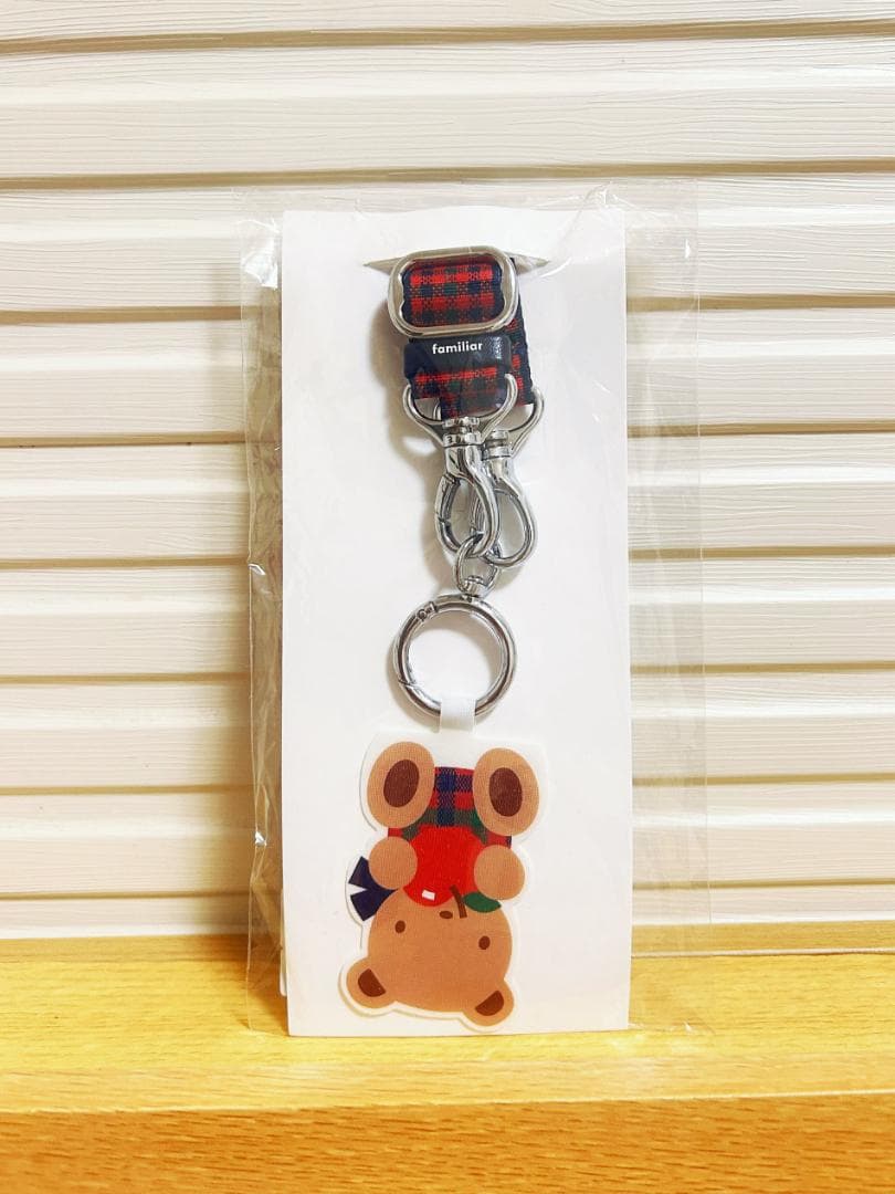 新品未使用】ファミリア ショルダーストラップ 赤チェック - メルカリ