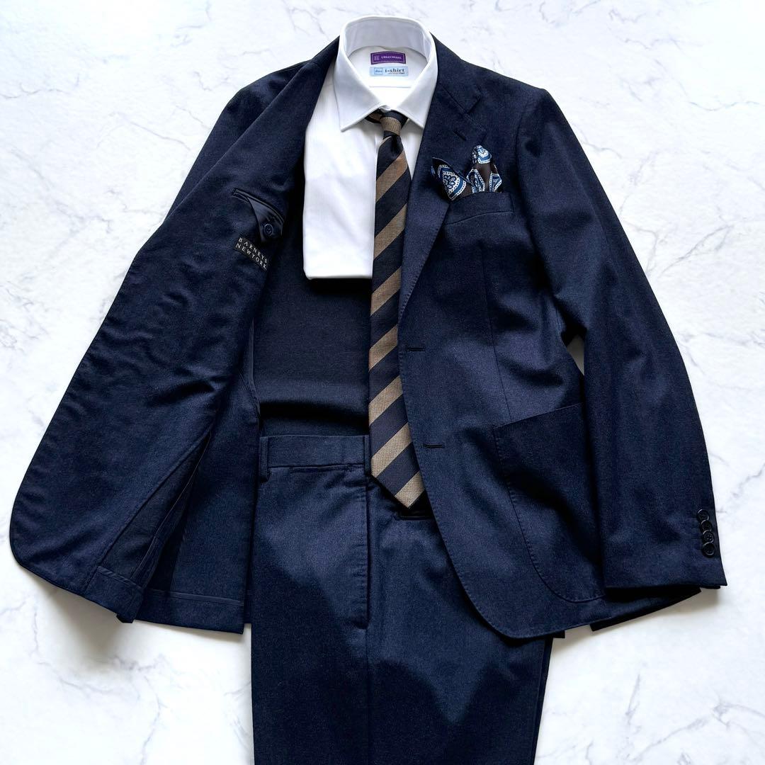 美品】バーニーズニューヨーク カノニコ 高級生地 高級スーツ上下