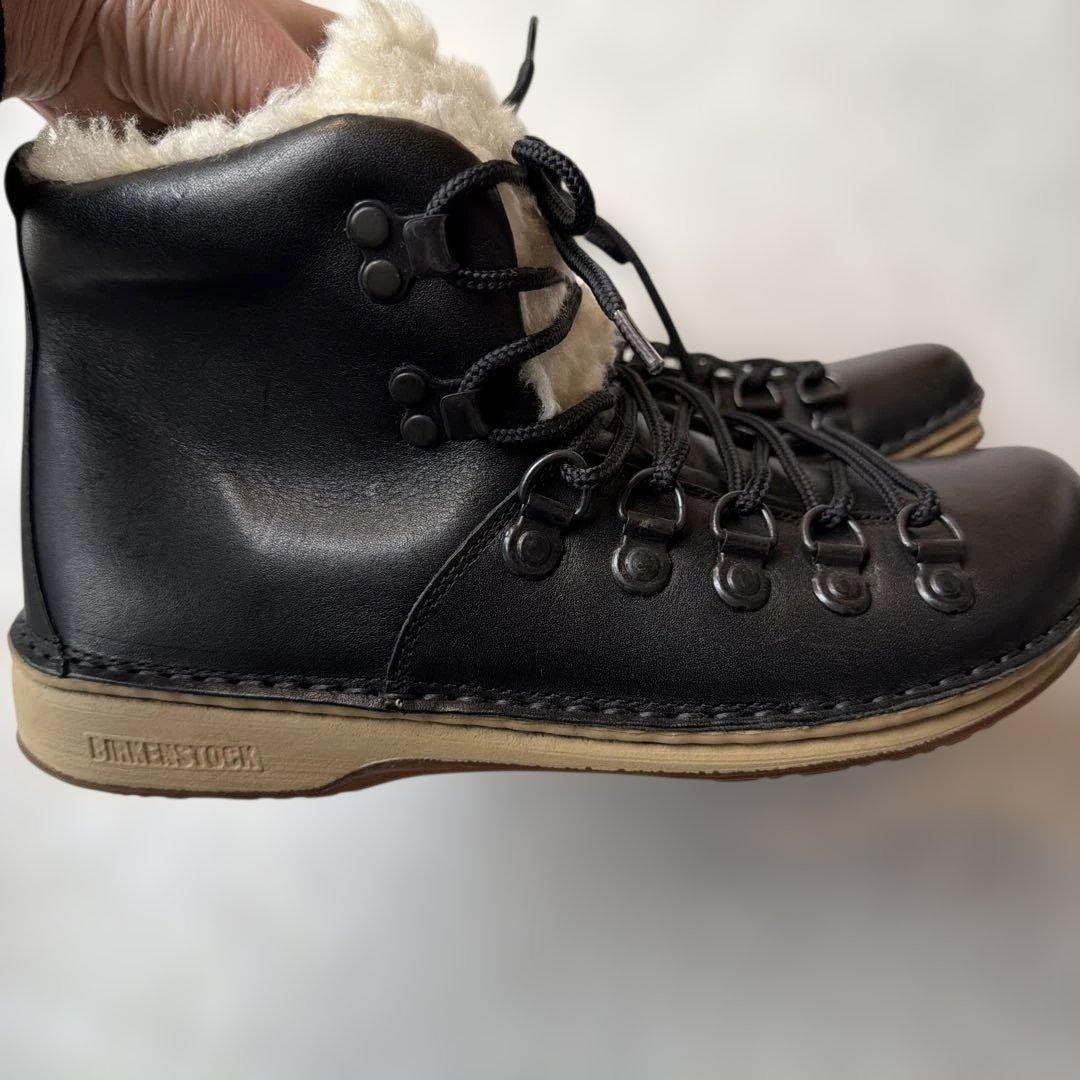 美品☆ ビルケンシュトック ブーツ フットプリンツMIDLAND ボアブーツ