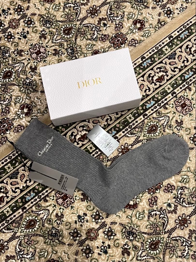 新品未使用　dior ディオール　靴下　ソックス　メンズ ☆お洒落アイテム☆【Dior】ディオール オブリーク ソックス (Dior