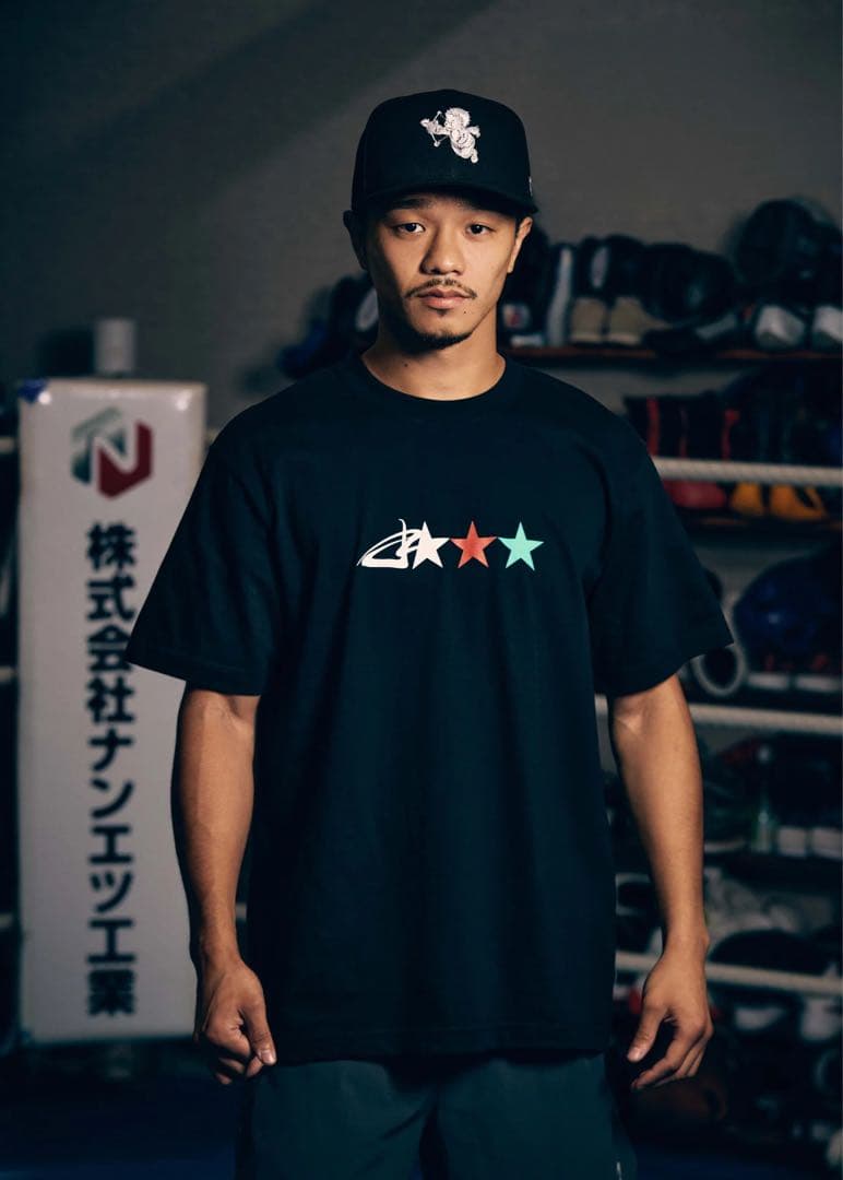 会場限定品！ 中谷潤人×New Era コラボ9FIFTY ブラックキャップ - メルカリ