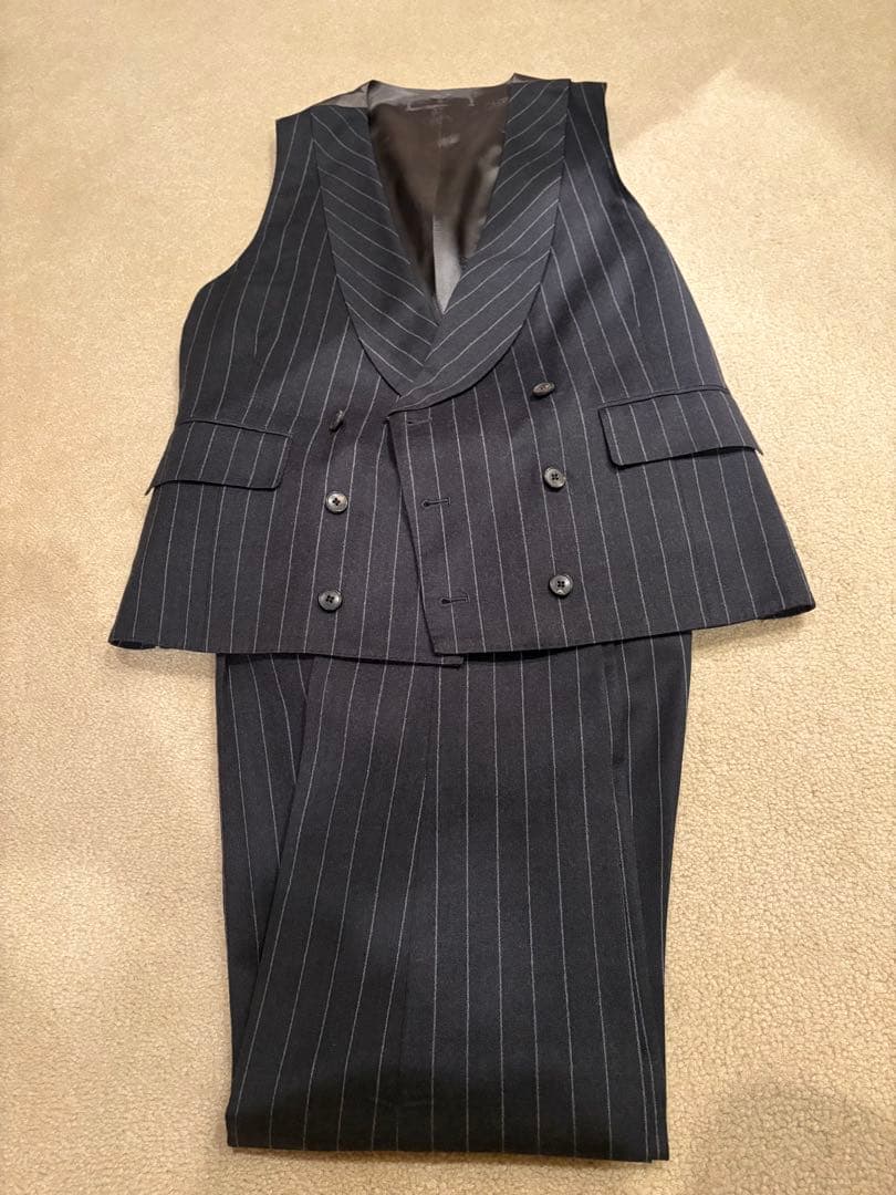 GABRIELE PASINI◇セットアップ/44/ ダークグレー ストライプ