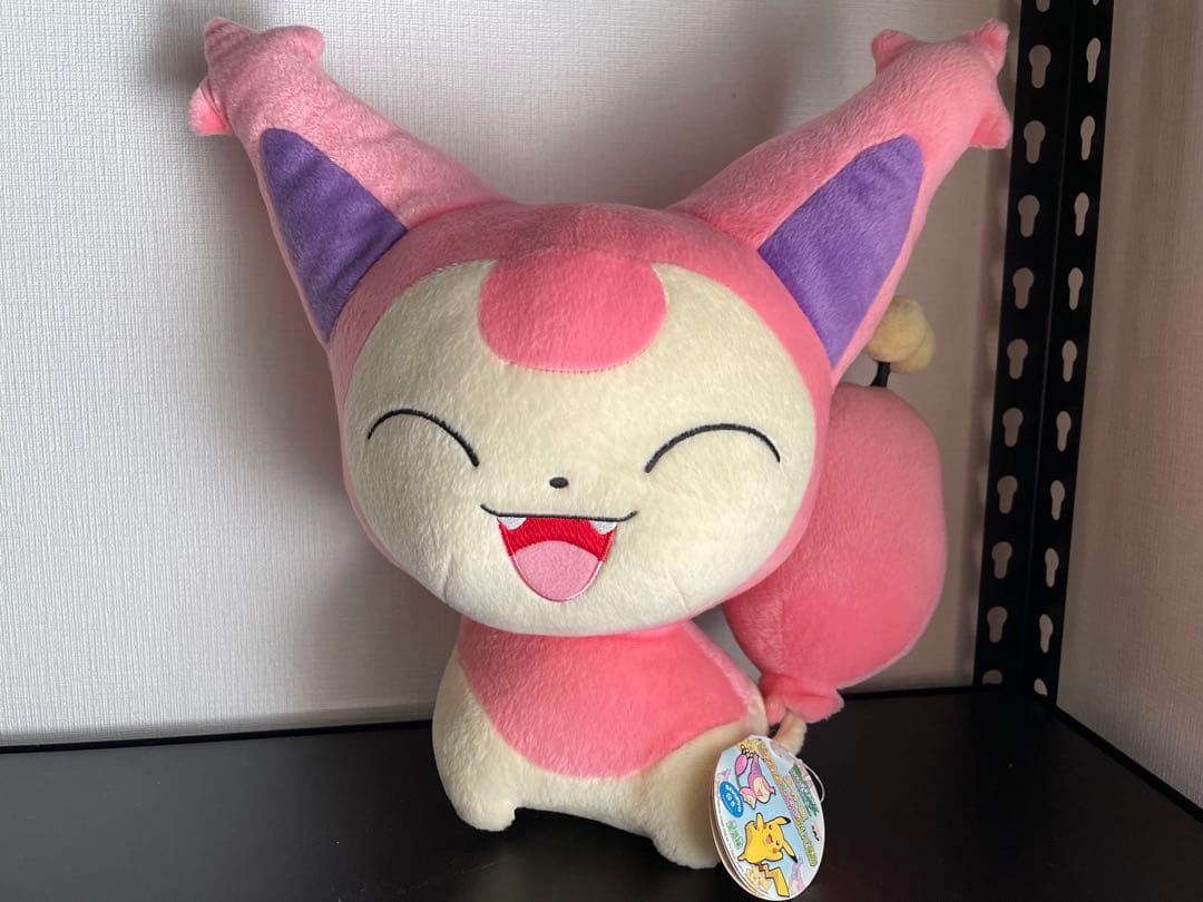 エネコ ぬいぐるみ スーパーDXぬいぐるみ タグ付き ポケモン 美品・レア】ポケモン エネコ ぬいぐるみ スーパーDX 2005年 当時物