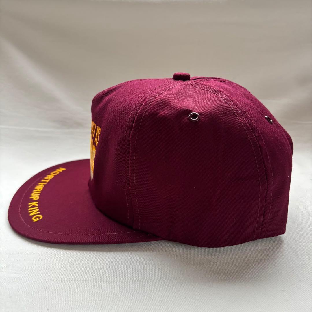 デッドストック K-PRODUCTS キャップ USA製 マルーン 帽子 刺繍 - メルカリ