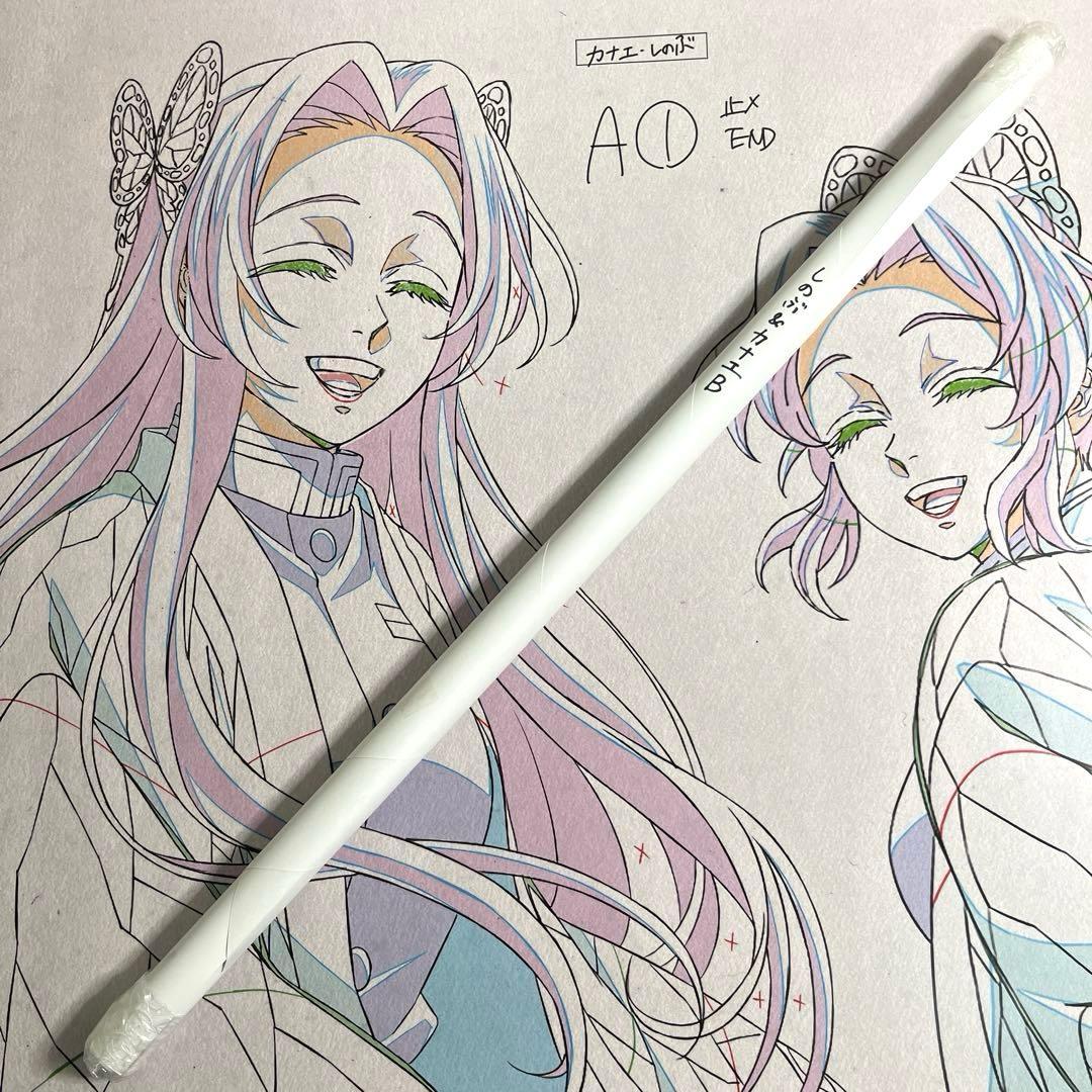 鬼滅の刃 お楽しみくじ Wチャンス 原画 ポスター 胡蝶しのぶ&カナエB