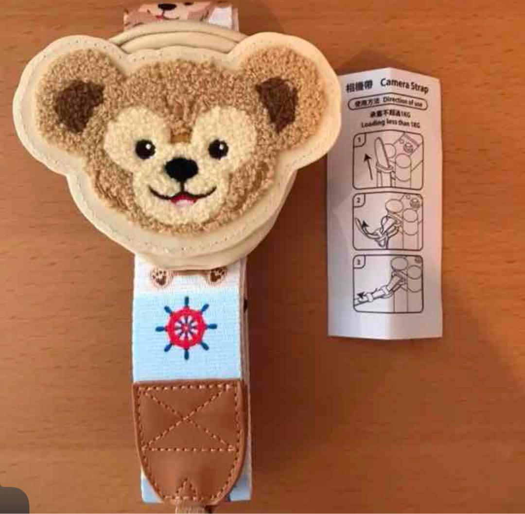 香港ディズニー ダッフィー カメラストラップ シェリーメイ 海外