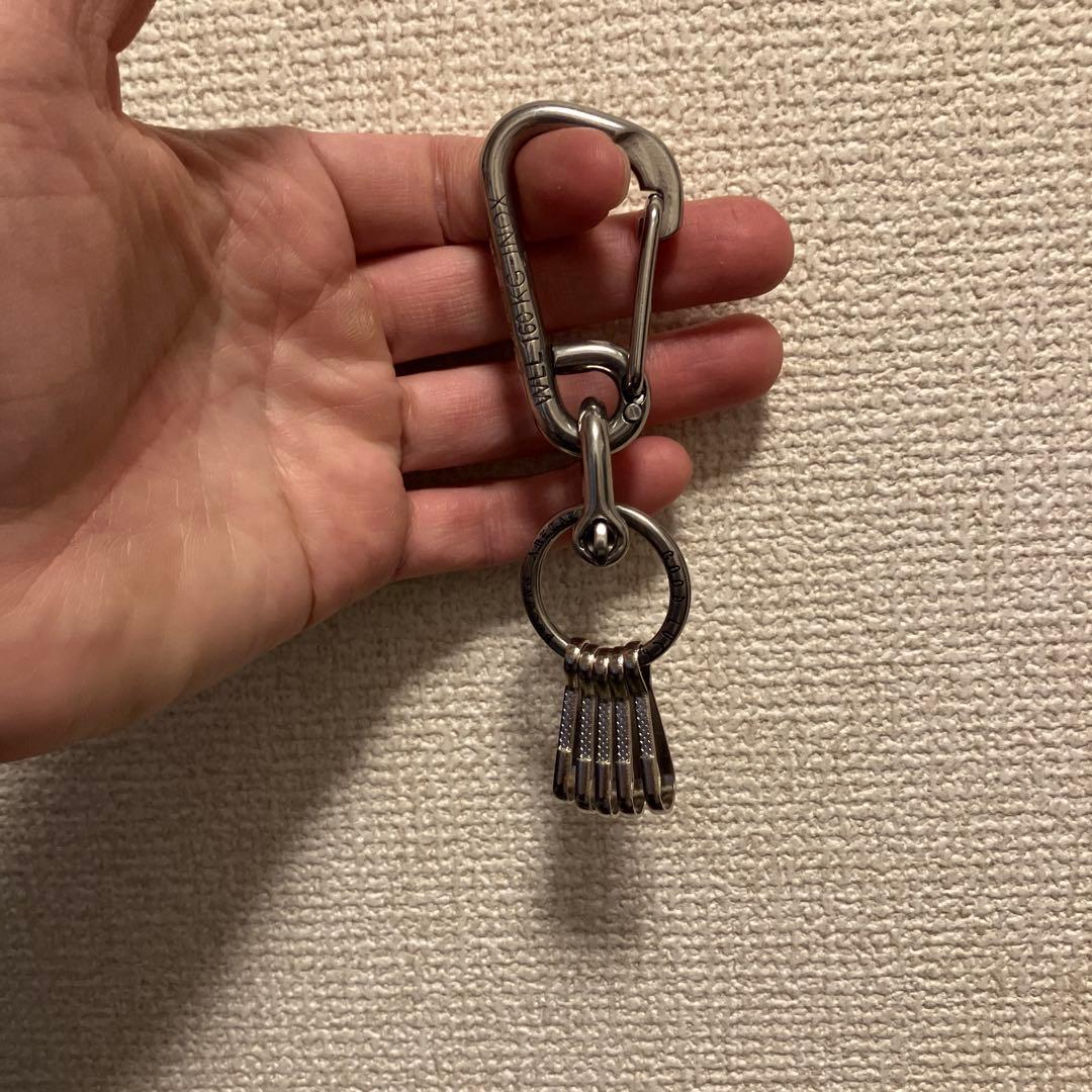 wichardカラビナ&シャックル 1950年代復刻キーリング使用 キーホルダー