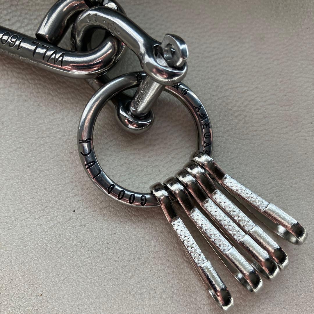 wichardカラビナ&シャックル 1950年代復刻キーリング使用 キーホルダー