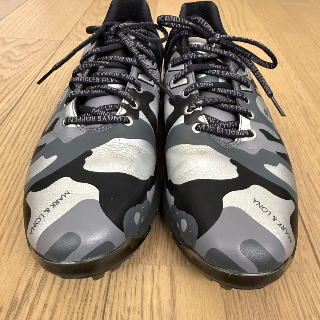 26.5cm ASICS MARK & LONA カモフラージュ ゴルフシューズ