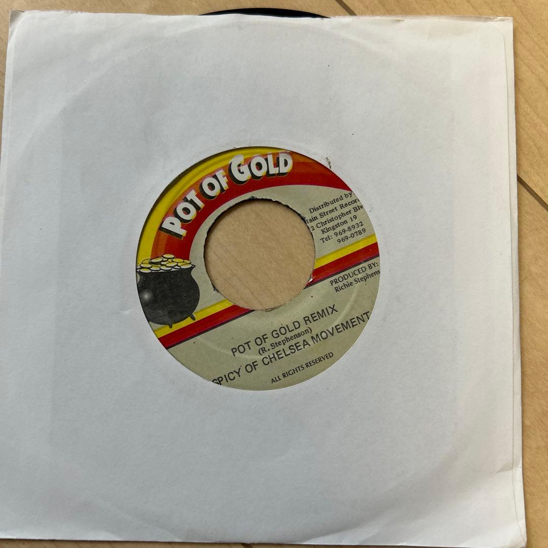 レゲエ レコードPOT OF GOLD REMIX SPICY OF POT OF GOLD REMIXの