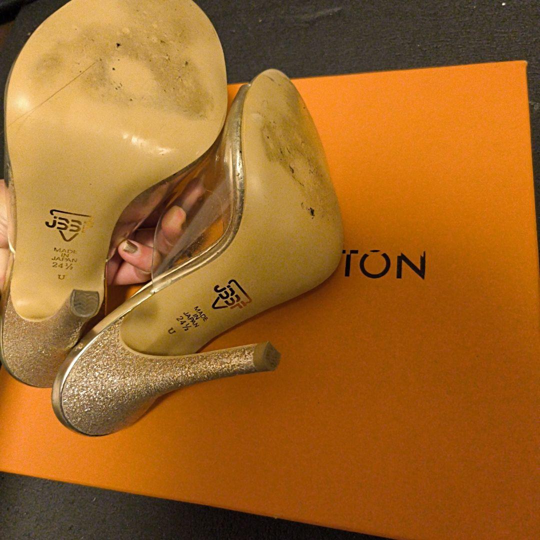 jbbf 大会用DIANA クリアヒール サンダル - メルカリ