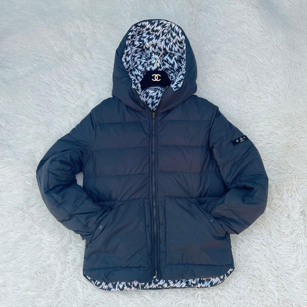 タトラス イーリーキシモト フラッシュ柄 リバーシブル ダウン