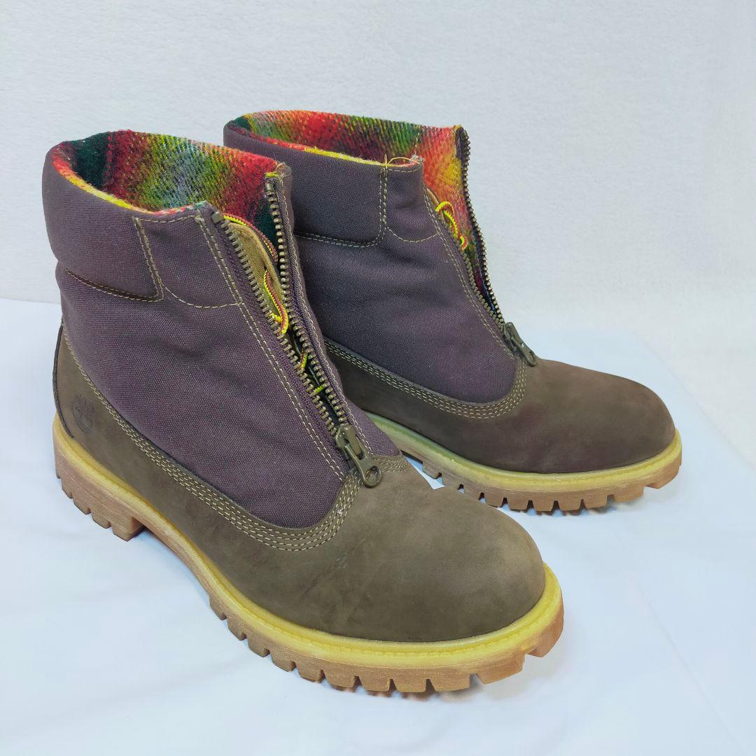 レア Timberland × WOOLRICH ロールトップ センタージップ - メルカリ