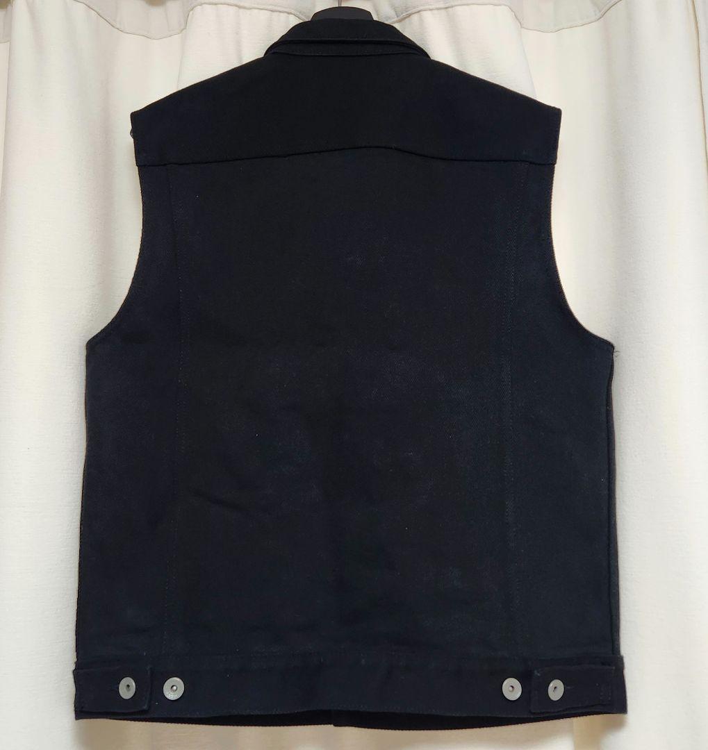 美品！アイアンハート IRON HEART 21oz黒鎧デニム ベスト L 40 - メルカリ