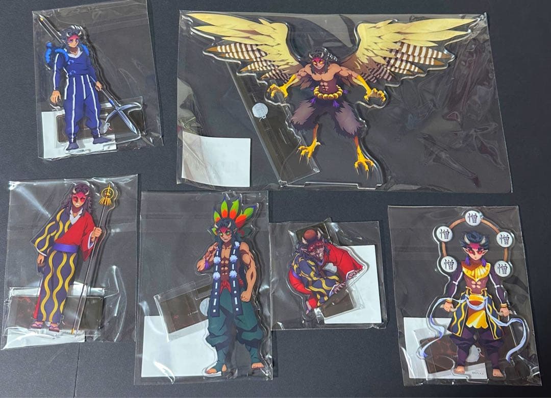 新品未開封】鬼滅の刃 半天狗 喜怒哀楽 アクリルスタンド 6点セット
