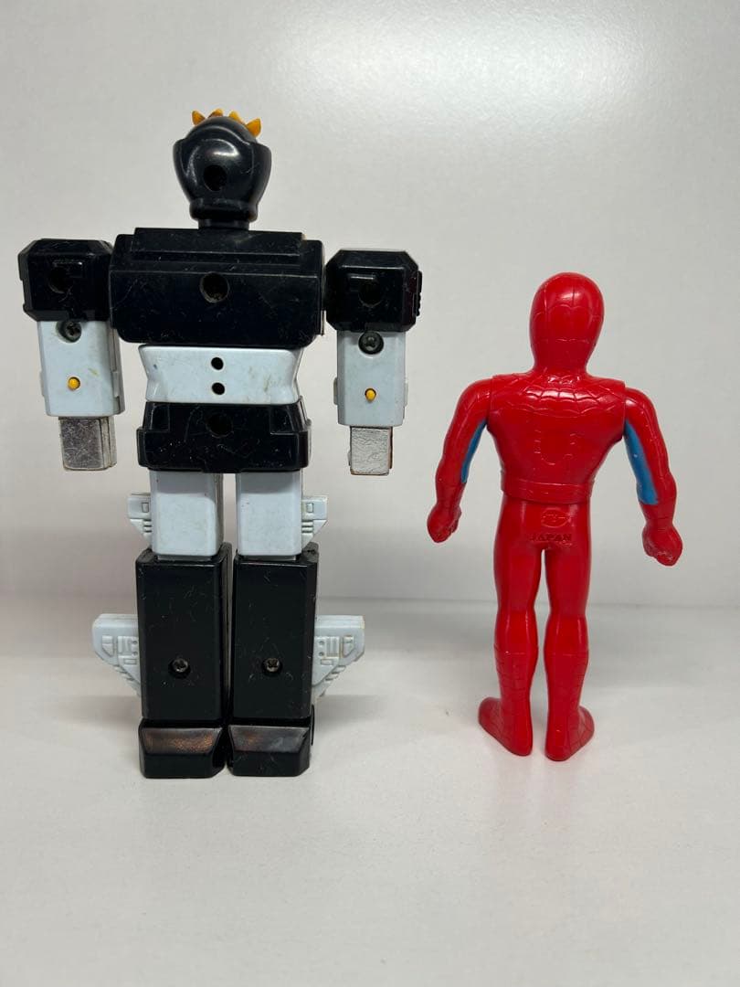 ポピー スパイダーマン レオパルドン セット 当時物 東映 ソフビ