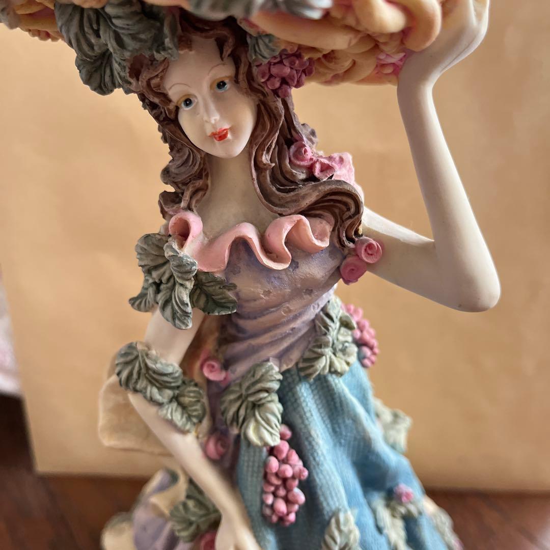 装飾的な女性像 陶器製 アンティーク高さ28センチ - メルカリ