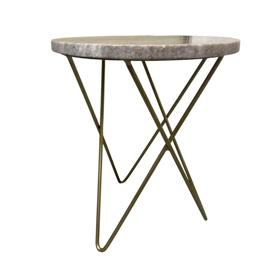 ZARAHOME マーブルサイドテーブル 大理石天板 - メルカリ