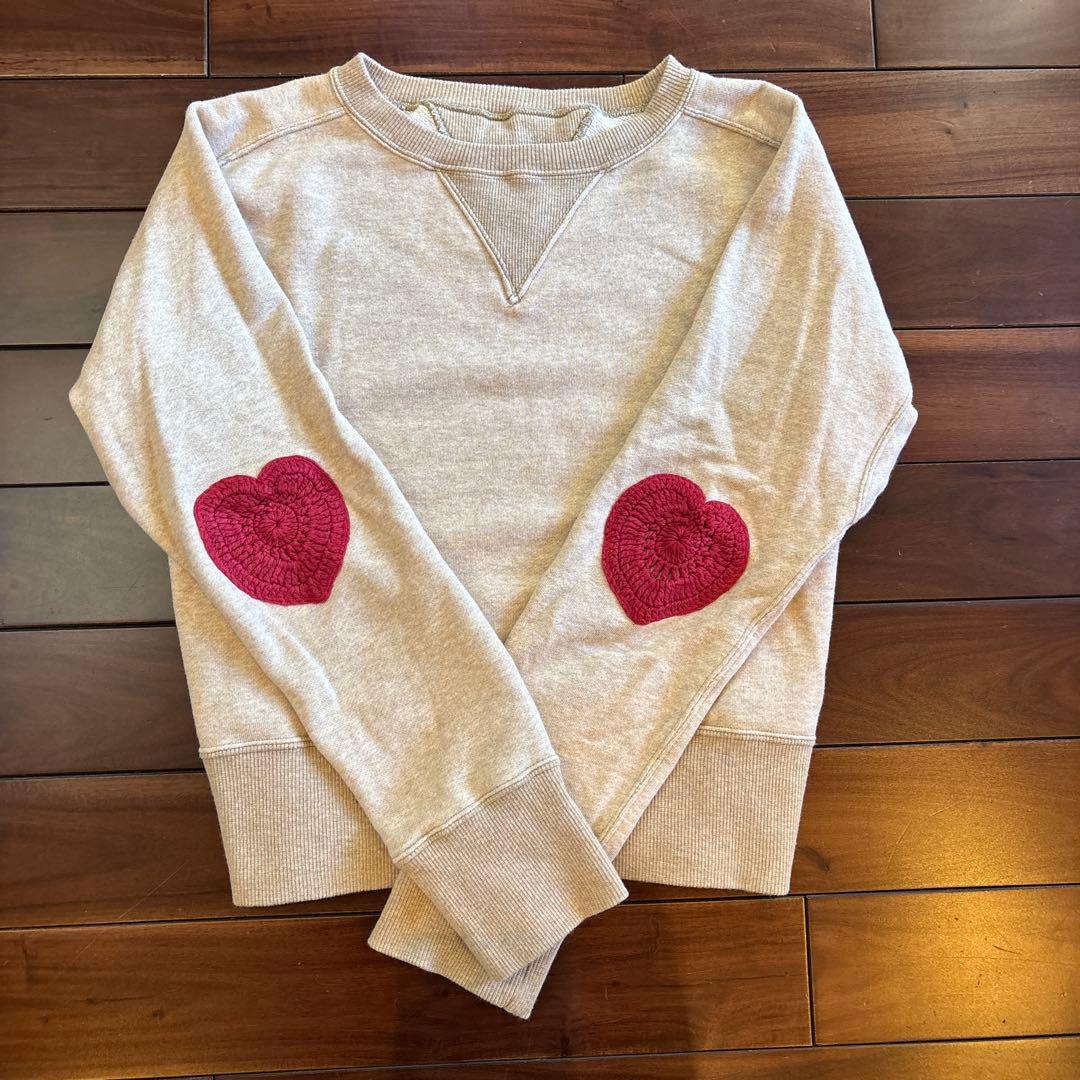 ロッタ様 RHC ロンハーマン ハートスウェット エルボーパッチ - メルカリ