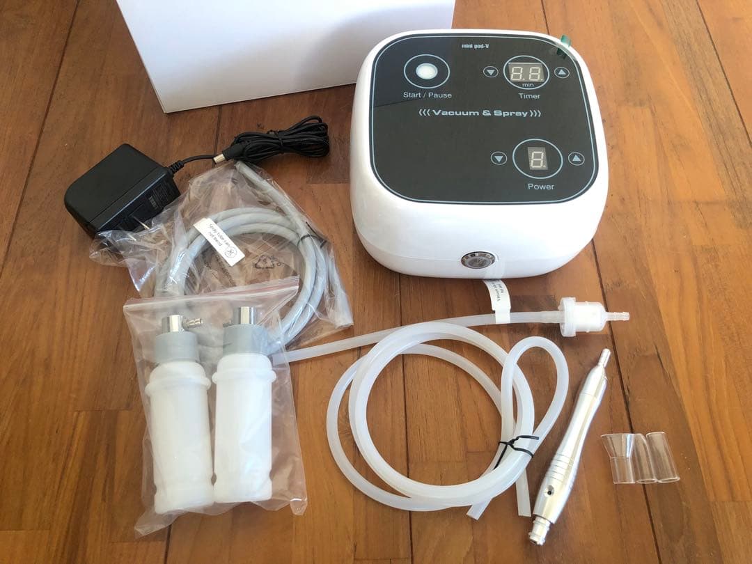 ビューティガレージ 業務用毛穴吸引＆スプレー美顔器 mini pod-V