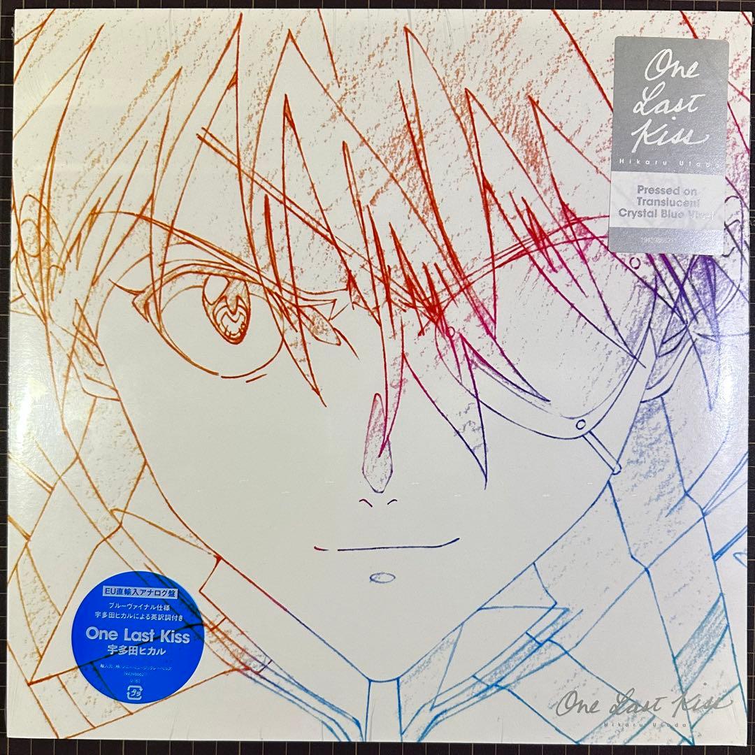 宇多田ヒカル/One Last Kiss レコード3枚セット/アスカステッカー付