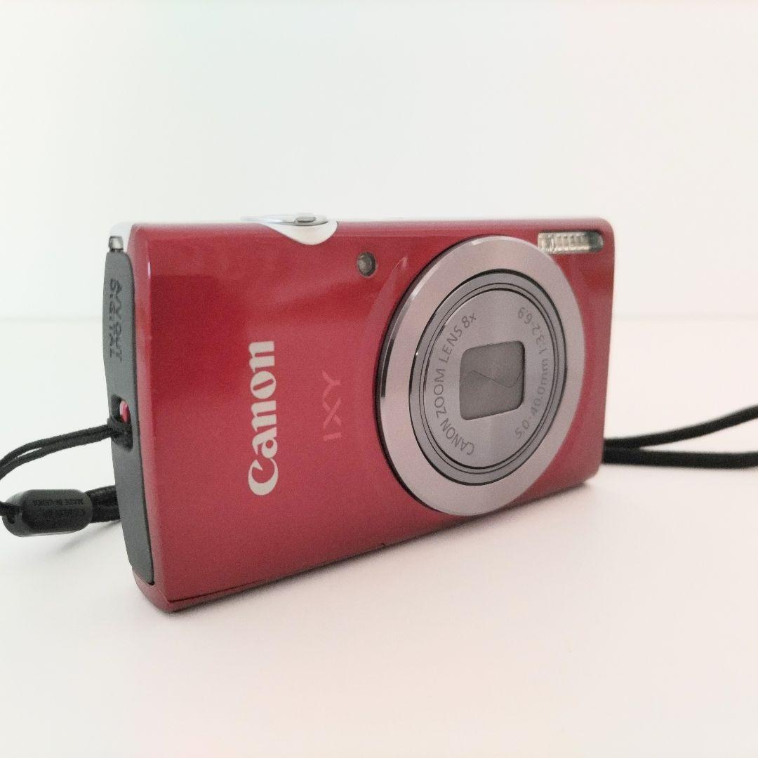 極美品 Canon デジカメ IXY150 レッド