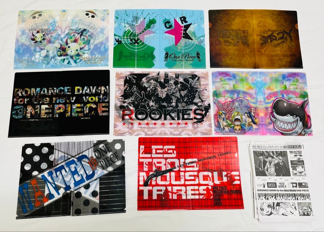 ワンピース ビジュアルアートファイル 2012 16種コンプリートセット