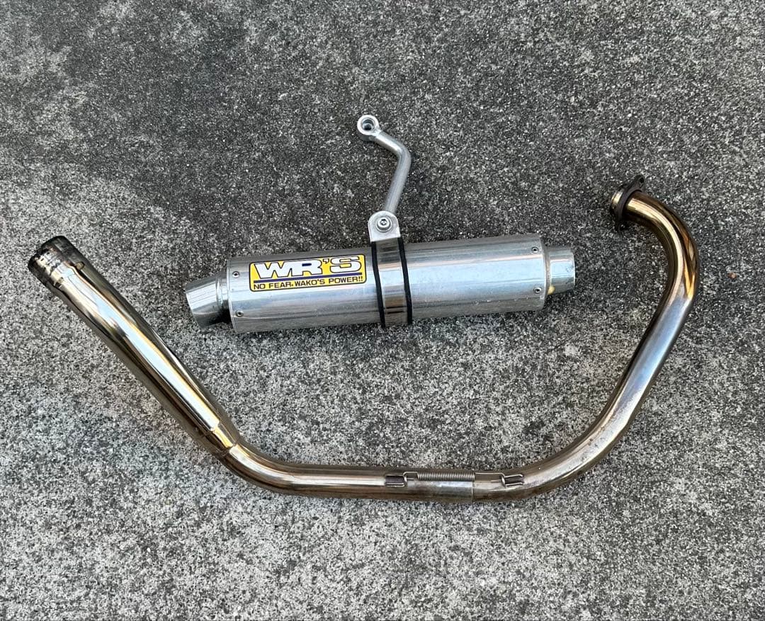 エイプ用 WR's ステンレス マフラー ステンレス