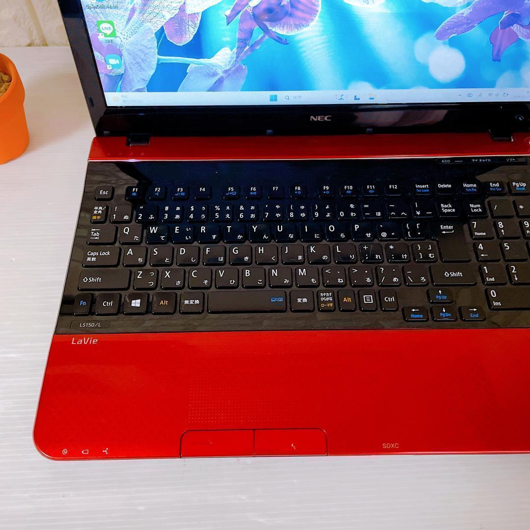 NEC Windows11 ノートパソコン SSD Corei7 メモリ8GB - メルカリ