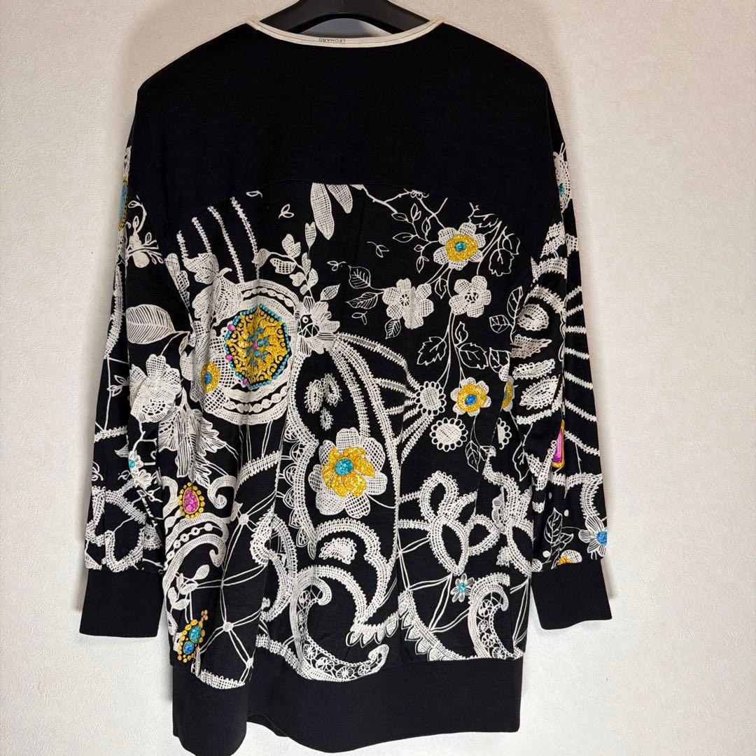 LEONARD レオナール シルクウール カーディガン Mサイズ - メルカリ