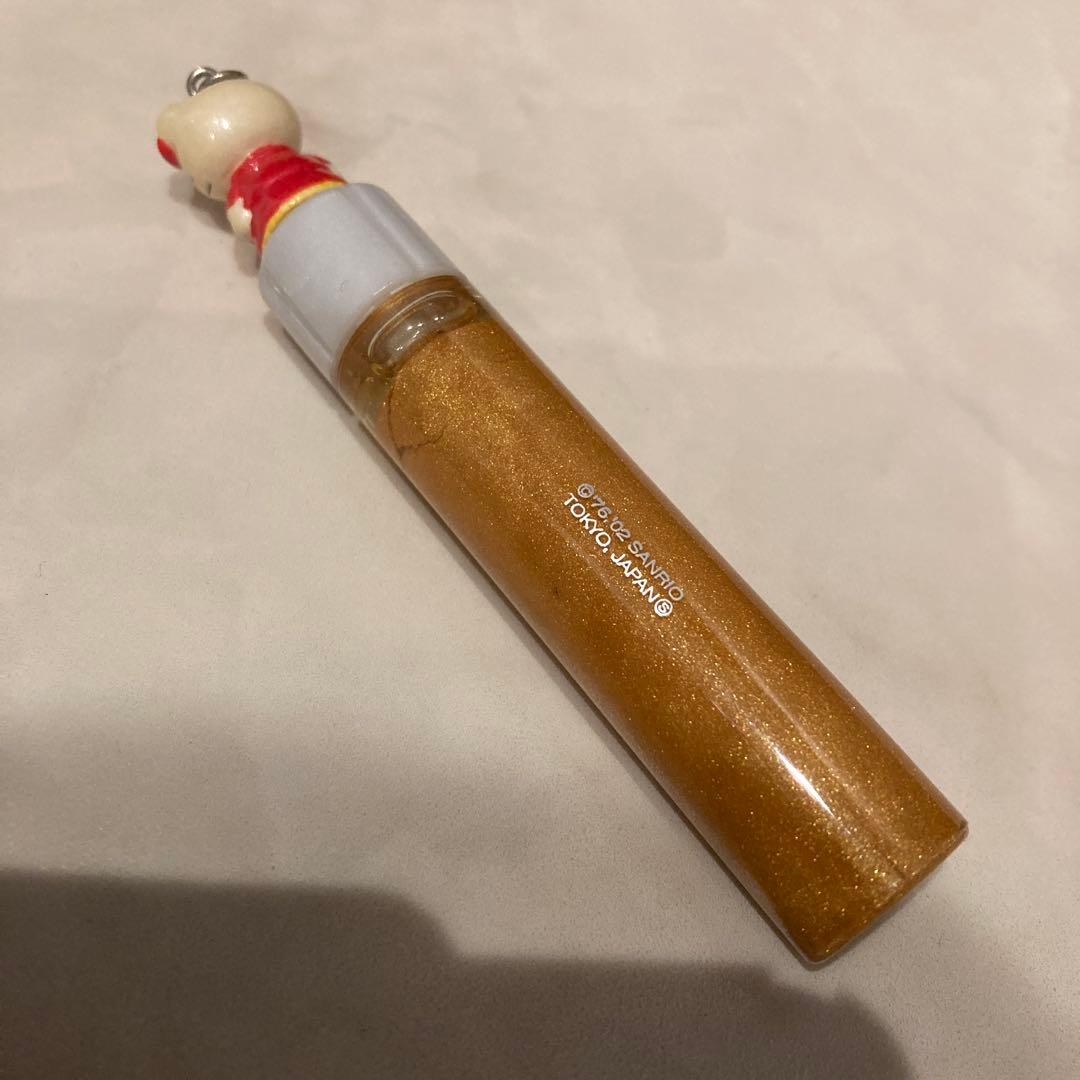 レトロ《2002年 ハローキティ リップグロス》当時物 コスメ☆ゴールド