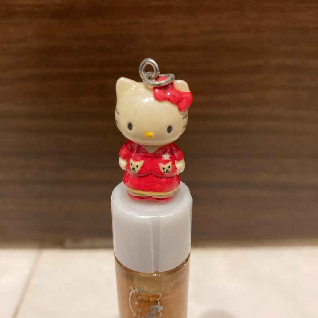 レトロ《2002年 ハローキティ リップグロス》当時物 コスメ☆ゴールド