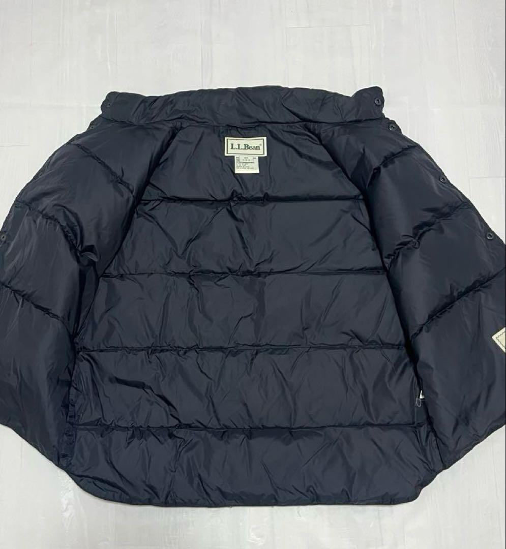 トップス 70s 80s L.L.BEAN down best XL black
