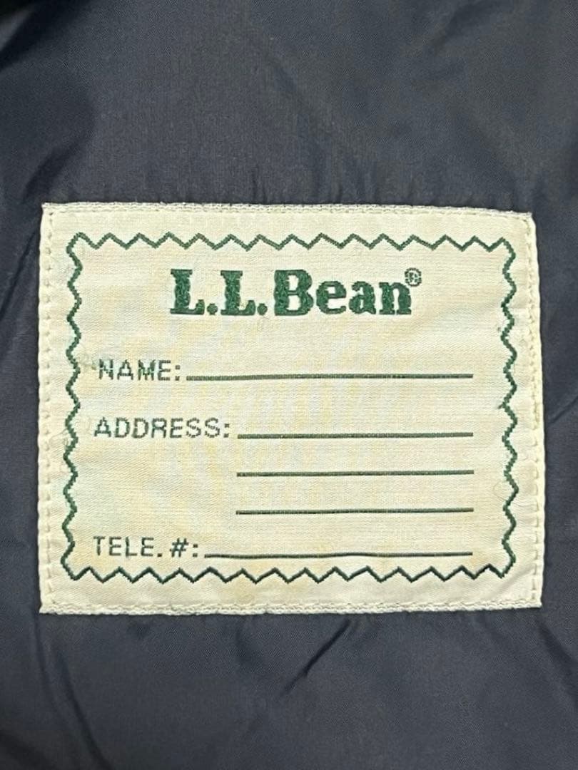トップス 70s 80s L.L.BEAN down best XL black