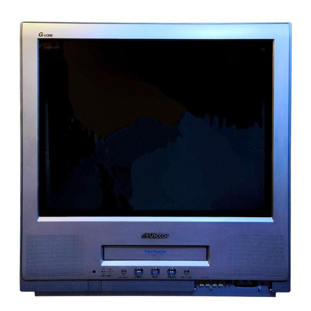 昭和レトロ】ビクター 21型フラットステレオテレビデオ AV-21VR1型