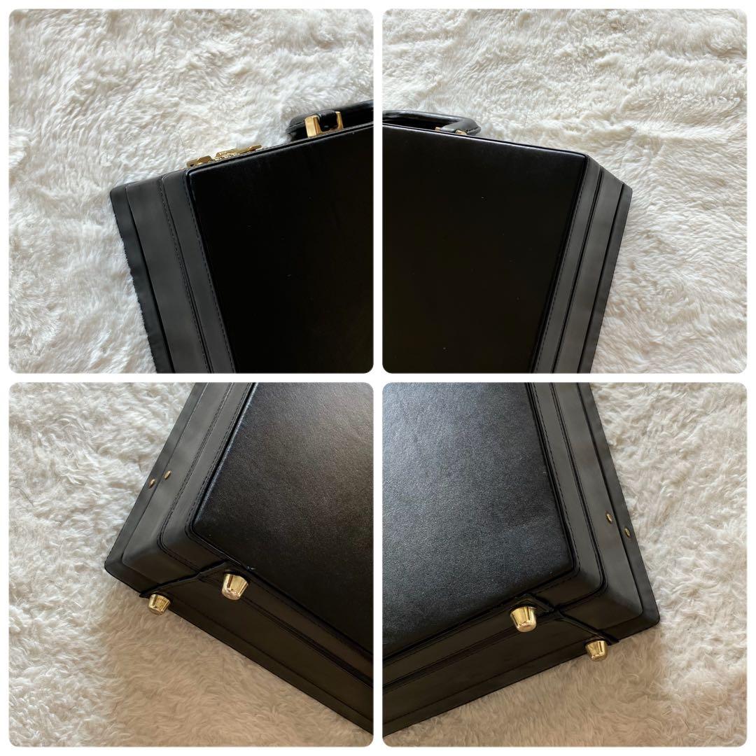 極上品 CAGIVA ITALY 本革 レザー アタッシュケース ブラック - メルカリ