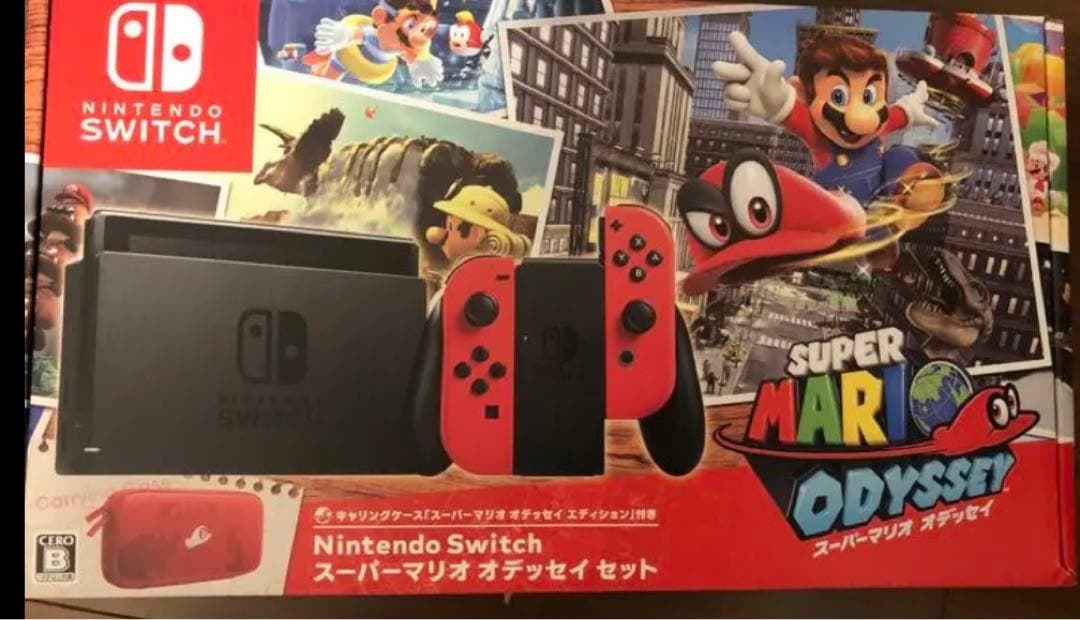 スーパーマリオ オデッセイセット　同梱版　ソフト無し ソフトなし】【送料無料】【中古】Nintendo Switch スーパーマリオ