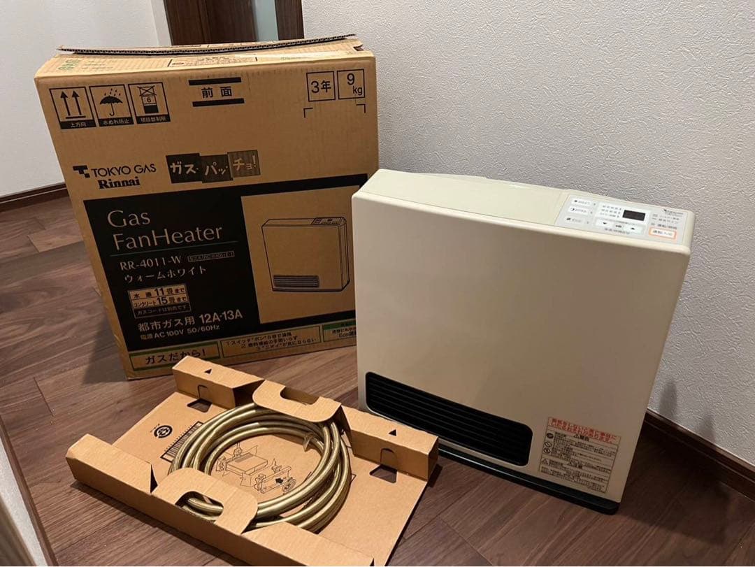 東京ガス ガスファンヒーター RR-4011-W ヨドバシ.com - 東京ガス TOKYO GAS ガスファンヒーター（都市ガス13A