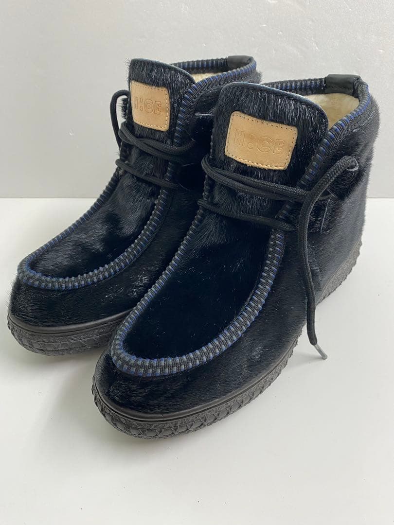 H:CEアイス イタリア スノーブーツ アザラシ 黒 スパイク H:CEアイス イタリア スノーブーツ アザラシ 黒 スパイク Winter 2024