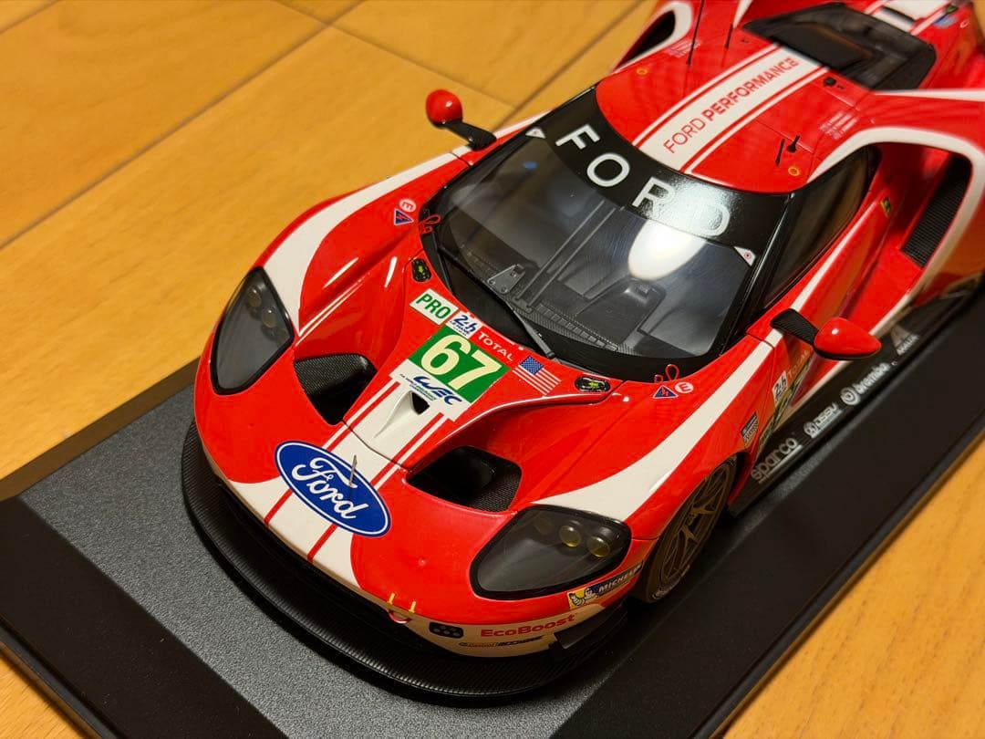 Ford GT レーシングカー 1/18モデルカー ミニカー 1/18 フォード GT 2019 #68 ル マン 24時間レース LMGTE Pro