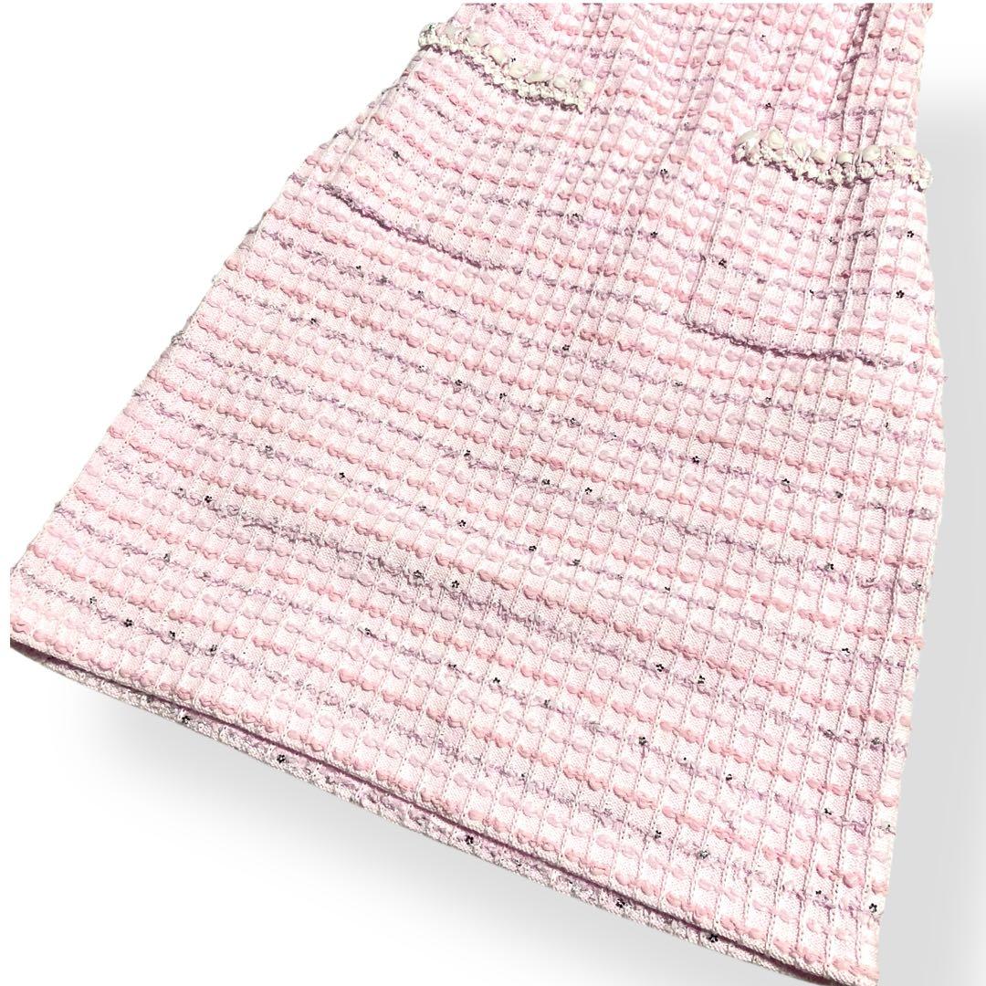 25SS☆Rene ルネ コットンツイード ノースリーブワンピース