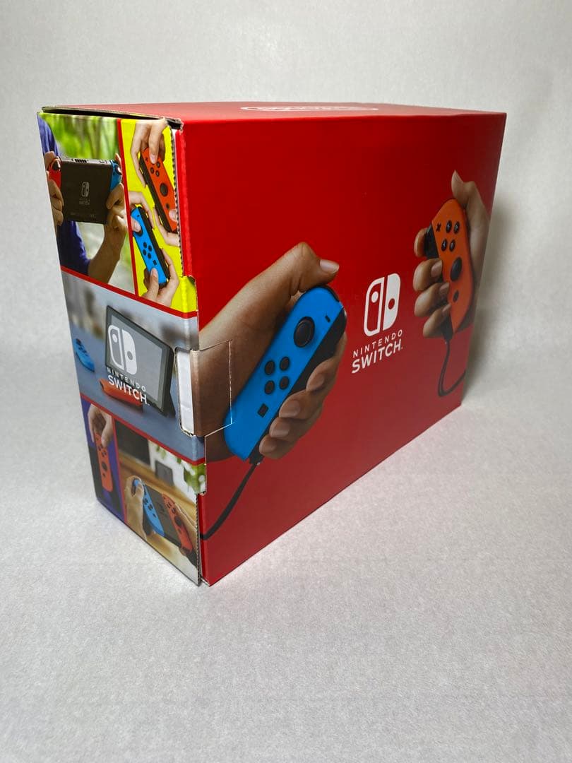 ほぼ未使用 Switch本体 任天堂Switch ネオン青赤 任天堂 HAD