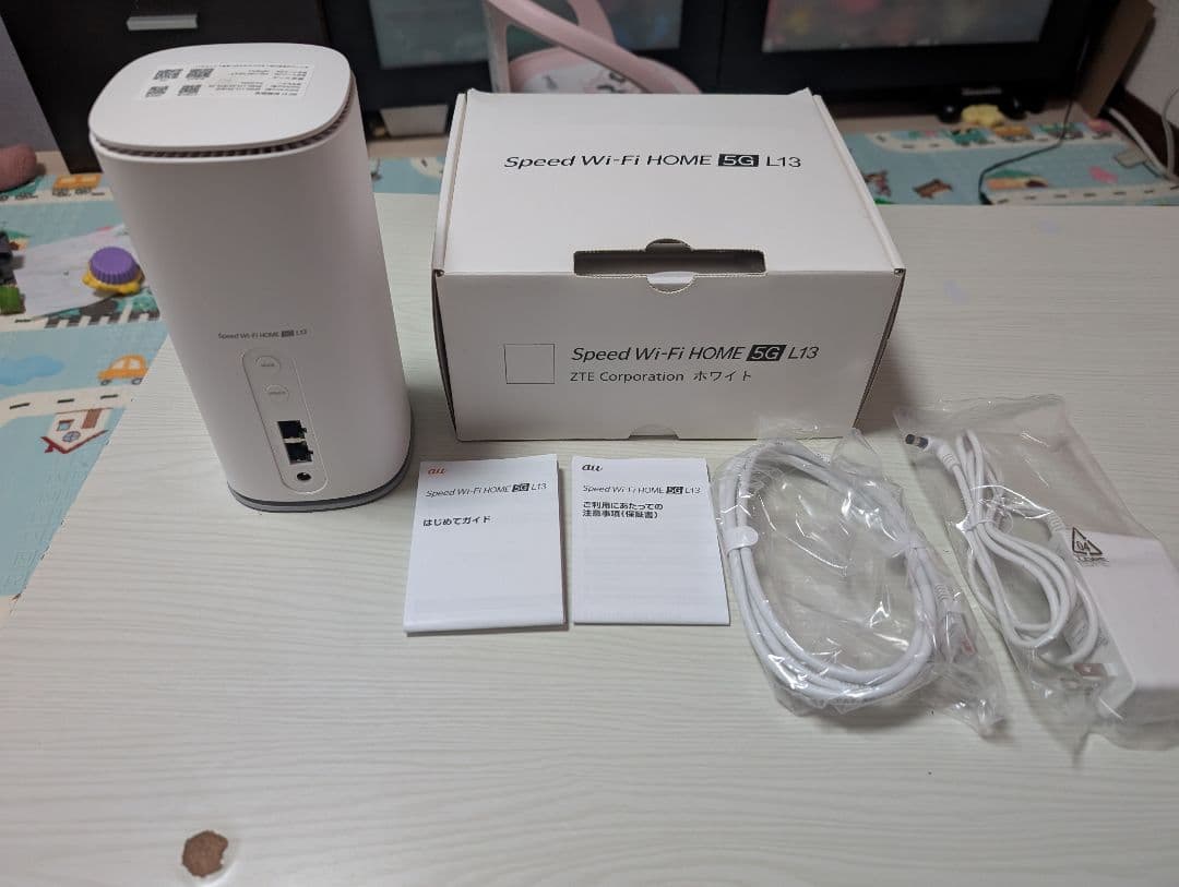 さ*。様 Speed Wi-Fi  L13 ホワイト 2024年1月製 Speed Wi-Fi HOME 5G L13│UQ WiMAX（wifi/ルーター）【公式】