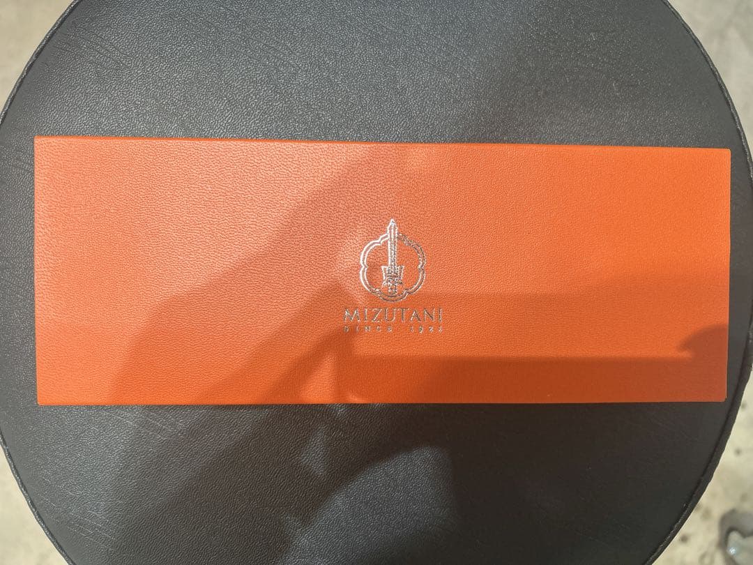 MIZUTANI セニングシザー オレンジレザーケース付き、右利き用 - メルカリ